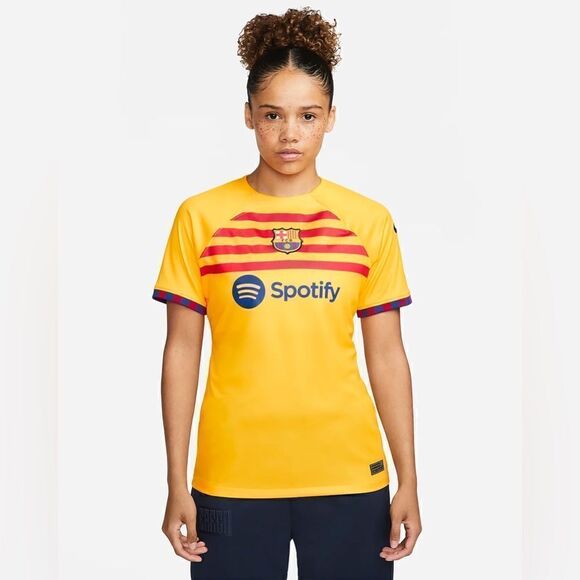 Nike FC Barcelona 2023/24 Match Fourth Soccer Jersey - Picture 1 of 10